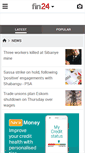 Mobile Screenshot of fin24.com